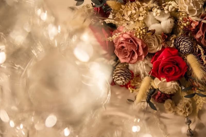 【竒植花物】經典浪漫永生乾燥捧花 求婚花束 情人節 新娘捧花