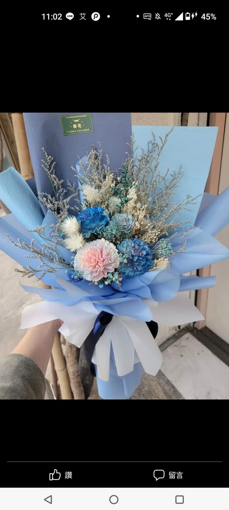 Time Flower母親節首選設計款/康乃馨乾燥花束/手工花