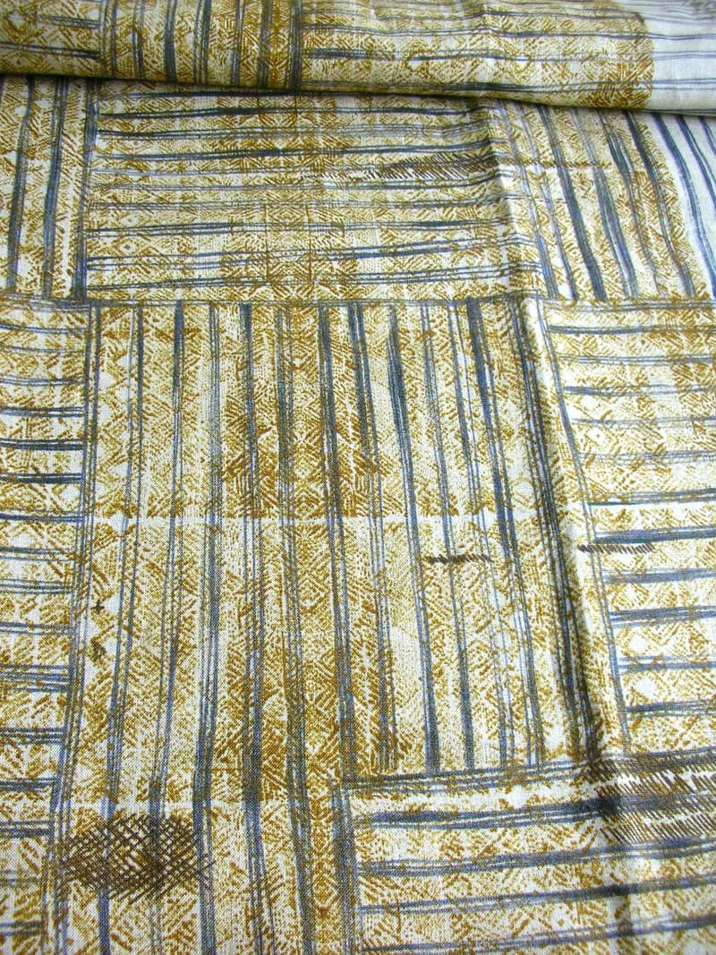 伊藤尚美【拓染條紋刷】亞麻-長夾/皮夾/零錢包/禮