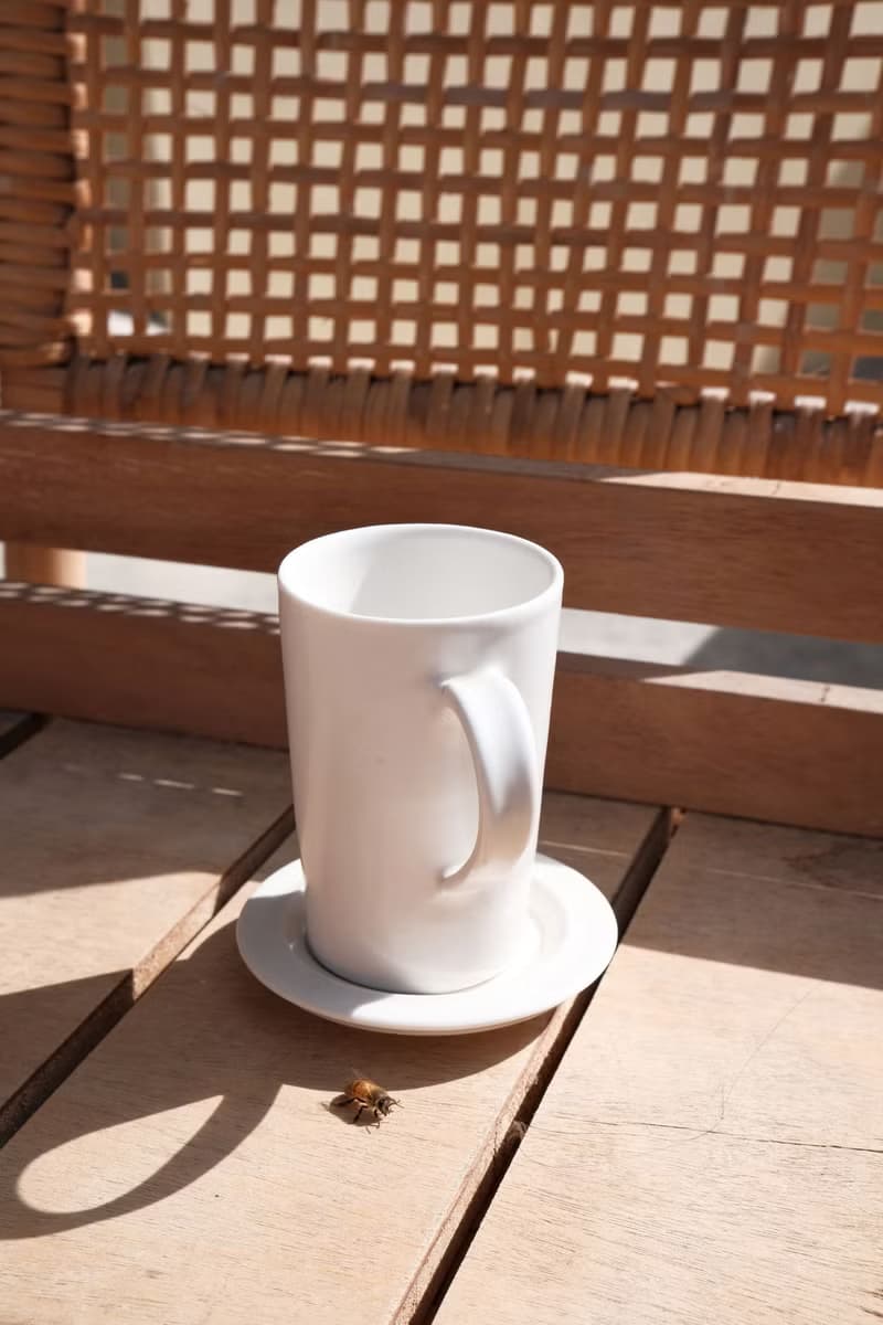 優雅細筒馬克杯盤組 - 生活食器 陶器 陶杯 高腳杯