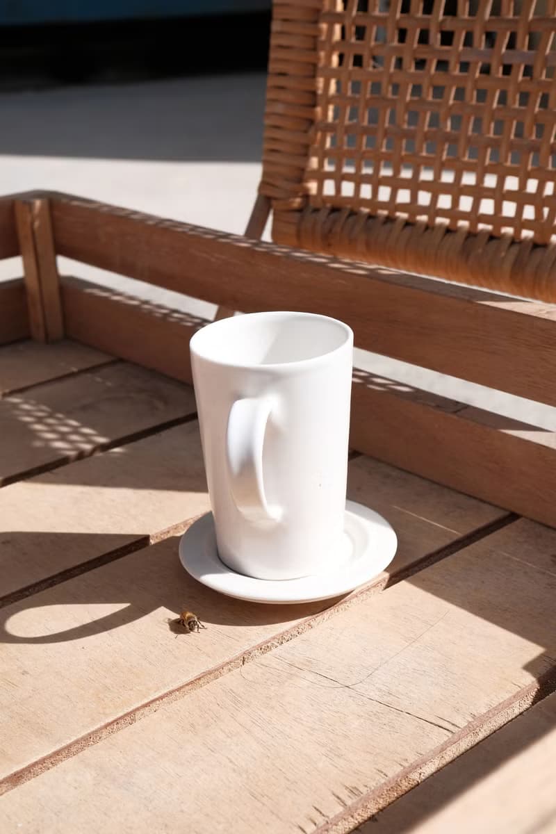 優雅細筒馬克杯盤組 - 生活食器 陶器 陶杯 高腳杯