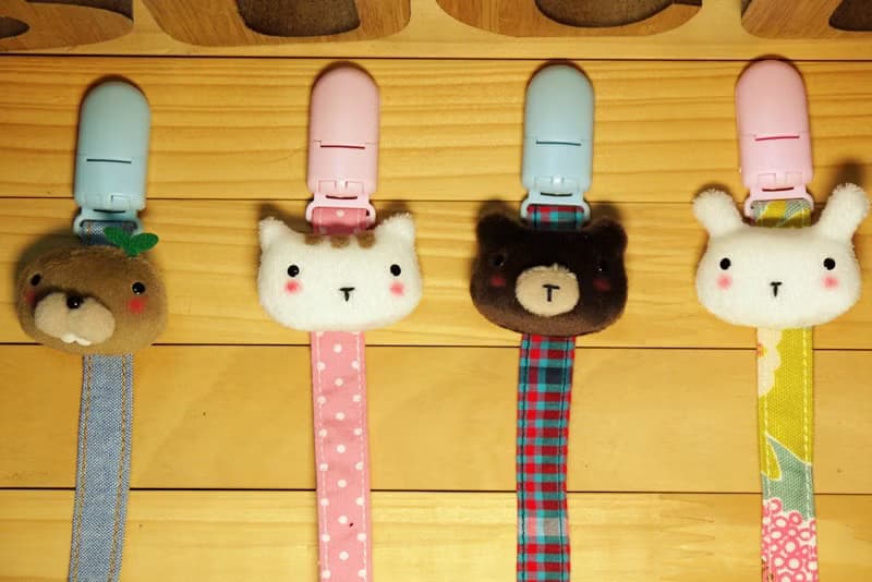 Bucute奶嘴夾釦子/繩子(香草奶嘴用)/寶寶專用/手工製作/彌月禮物