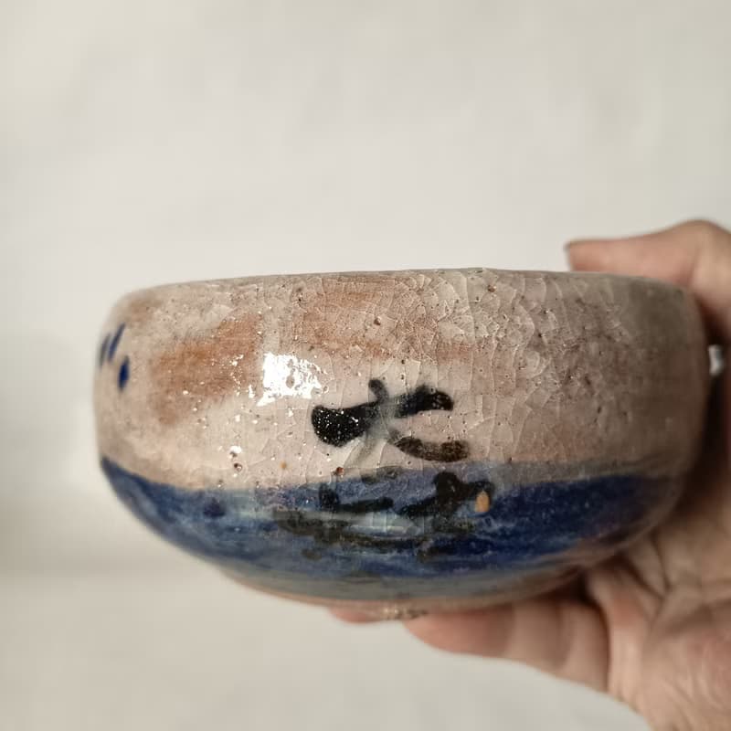 茶碗志野釉