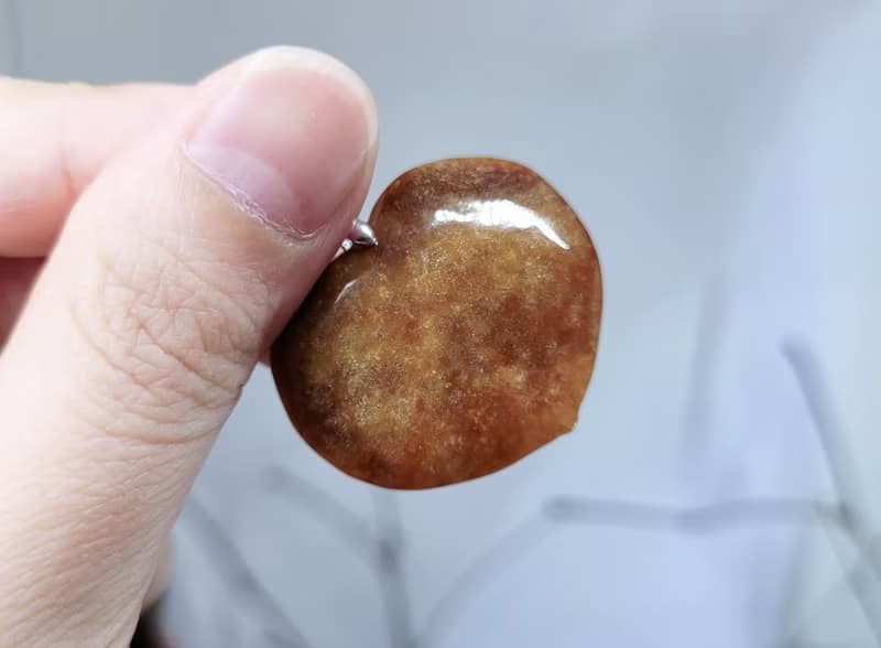 【親翠】天然翡翠 告白翡翠甜蜜蜜紅翡油性皮殼料立體雕 畢業禮物