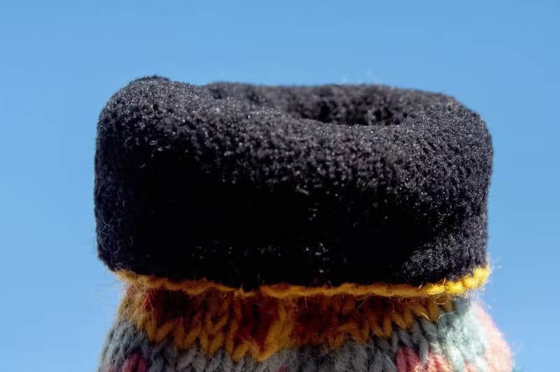 手織純羊毛針織手套/聖誕節保暖手套/內刷毛手套/拳擊手套-北歐風