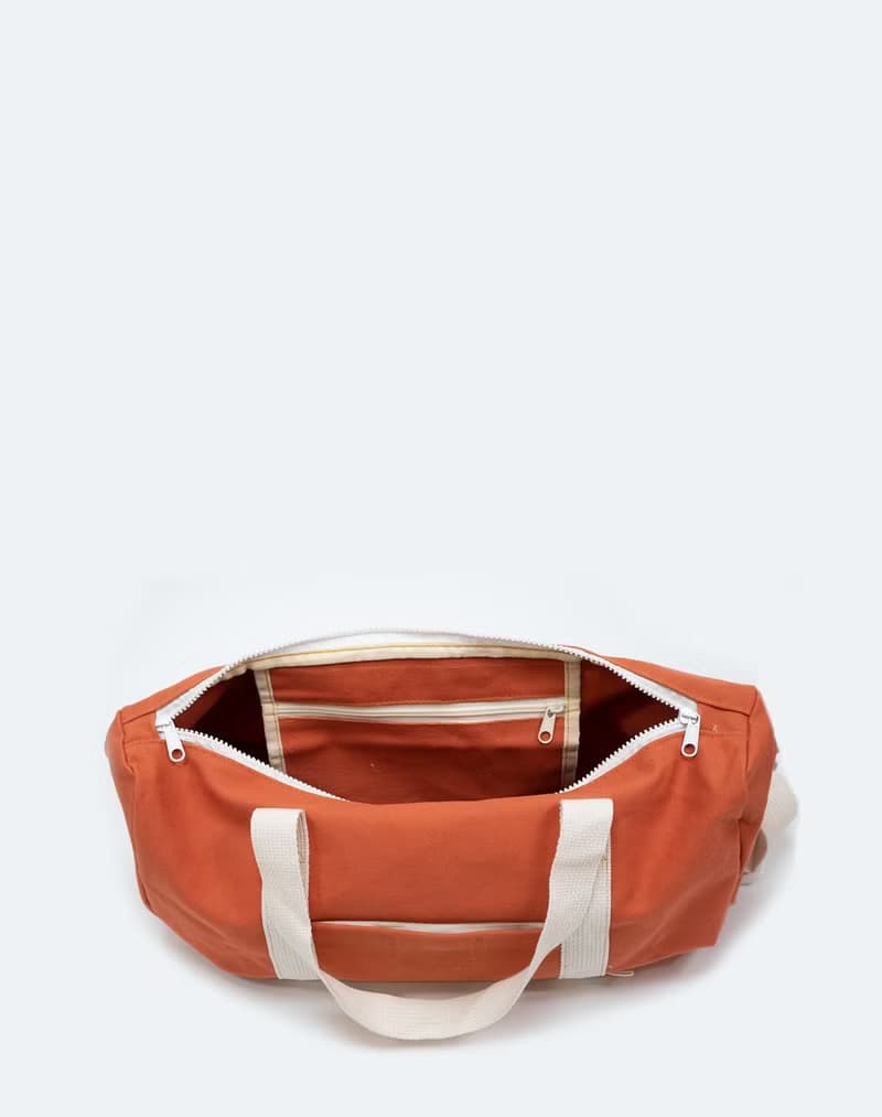 橘色大包包 RED PEACH duffle bag