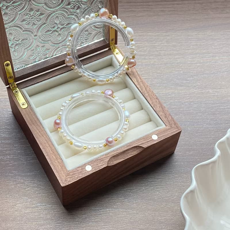 Amelia Jewelry丨飛花撻丨淡水珍珠手鍊丨天然巴洛克珍珠