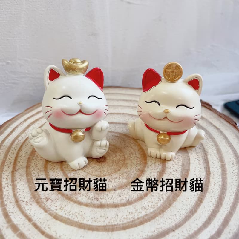 花開富貴 招財貓永生玫瑰玻璃圓球LED花盅