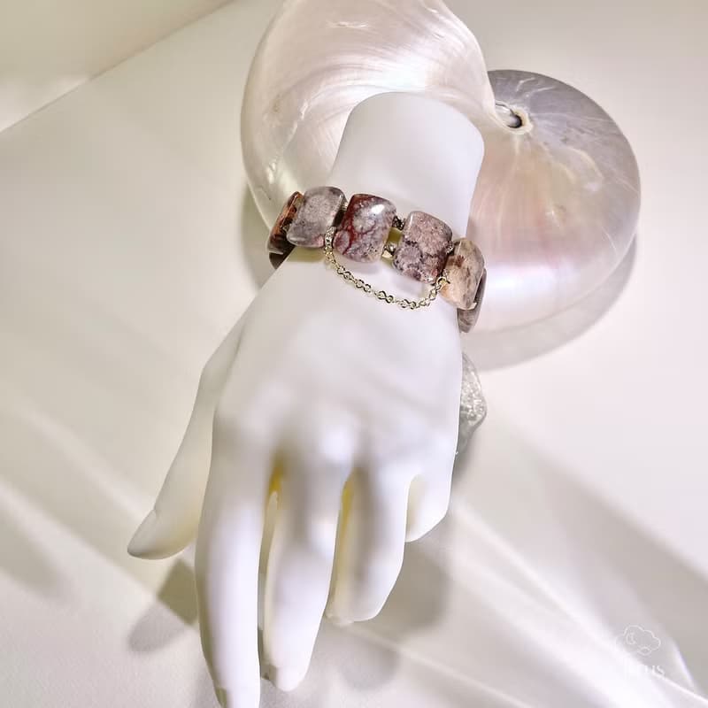 關於安靜的事 |珊瑚玉手排 手環 |一物一拍|手排手鍊|M16-6