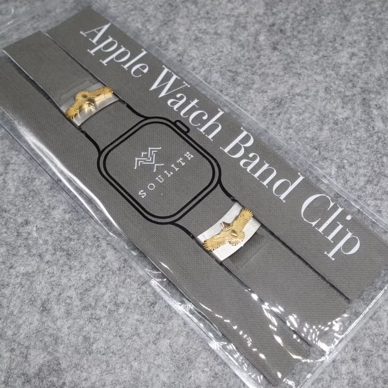 【時尚精品】SOULITE  蘋果錶帶夾子 Eagle Gold Clip