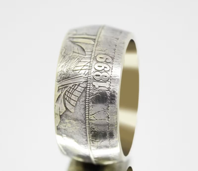 Coin Ring Anubis Egypt coin rings for men coin rings for women mens coin ring
