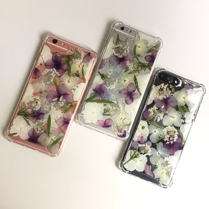 沁 乾燥花手機殼IPhone X / XS / SE2
