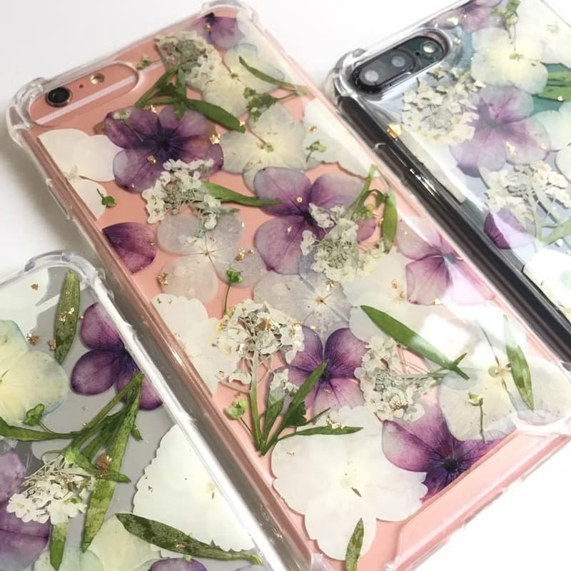 沁 乾燥花手機殼IPhone X / XS / SE2