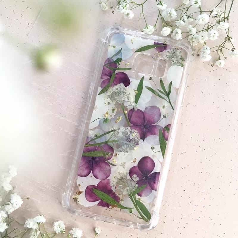 沁 乾燥花手機殼IPhone X / XS / SE2