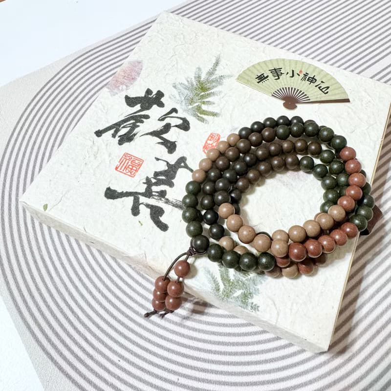 108顆五行中藥合香珠手鍊/開運招財/療癒/母親節禮物/送禮