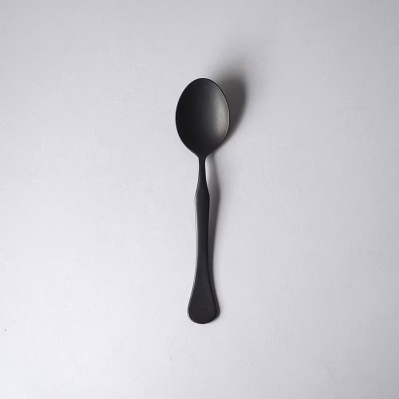 日本高桑金屬  日製波浪曲線不鏽鋼甜點匙-2入