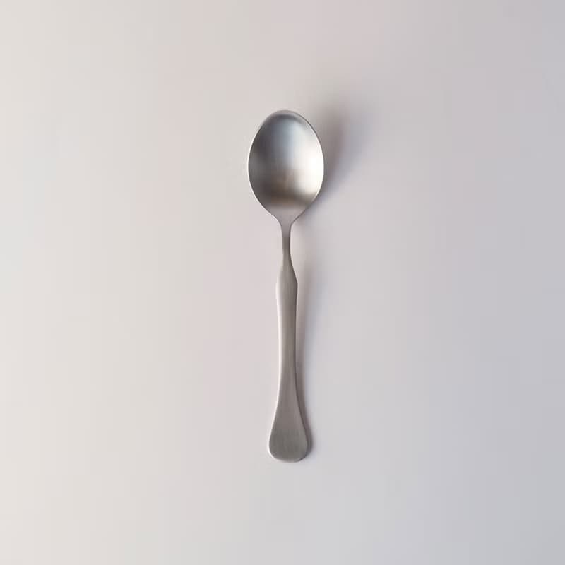 日本高桑金屬  日製波浪曲線不鏽鋼甜點匙-2入