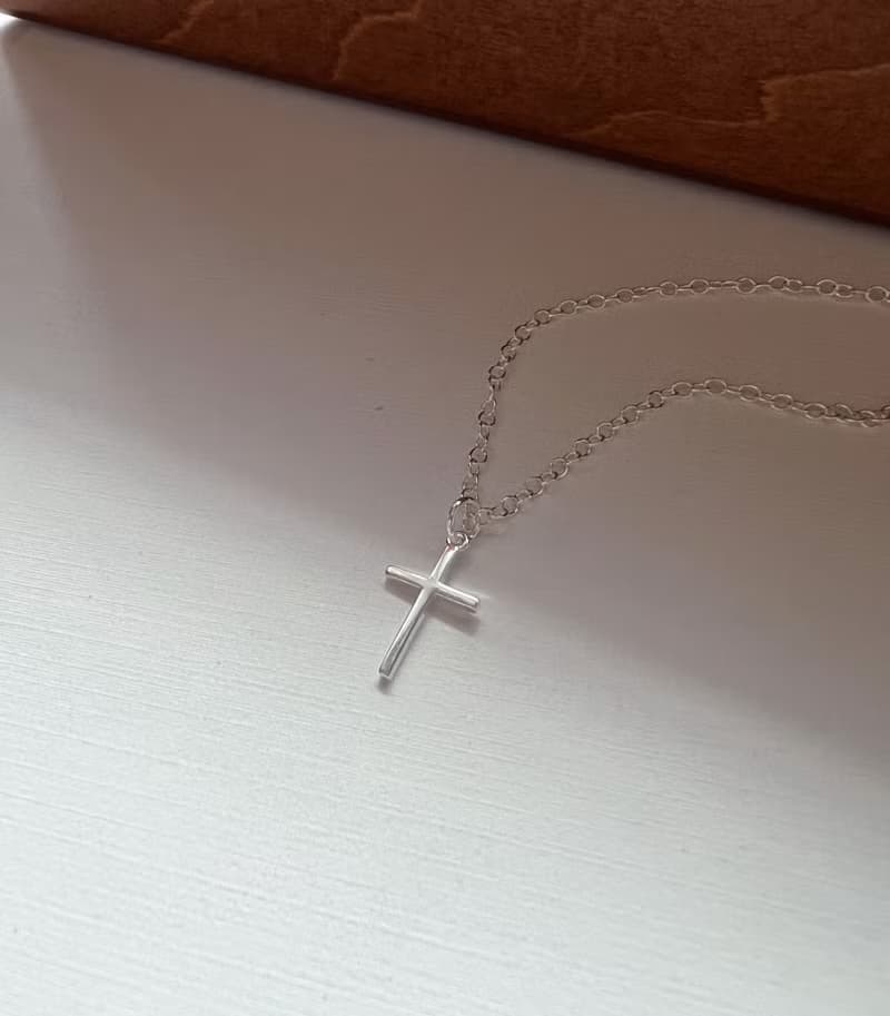 祝福— 小 款—十字架項鍊 925純銀