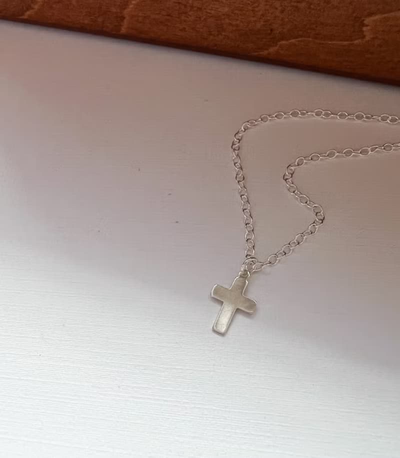 祝福— 小 款—十字架項鍊 925純銀