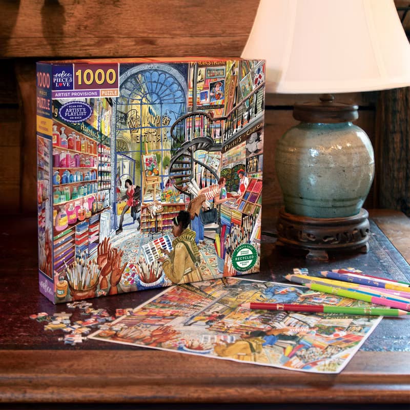 eeBoo 1000片拼圖 -   Artist Provisions 藝術用品店