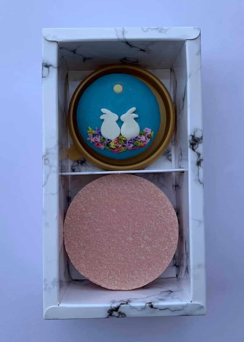 中秋節送禮玉兔禮盒  2入組