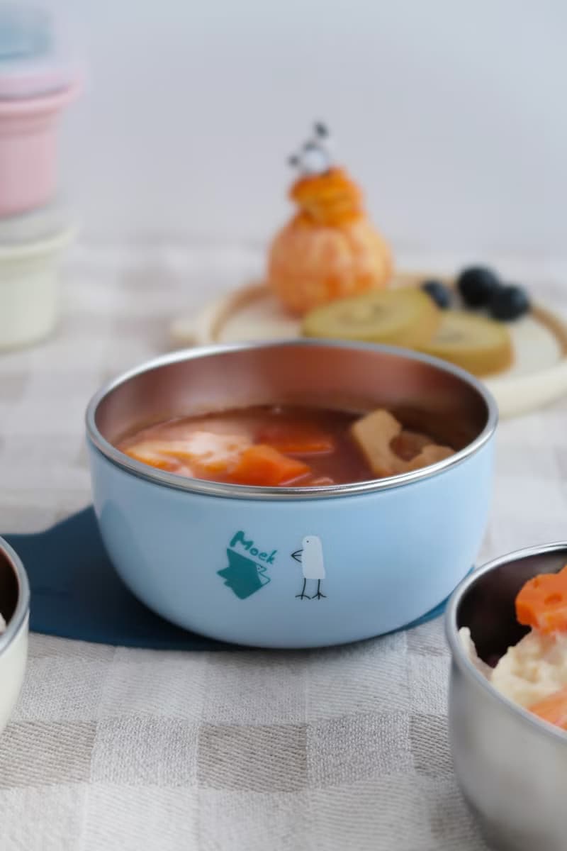 抗菌可微波甜甜圈點心碗四件組(不鏽鋼碗蓋)∣Moek X Jesper