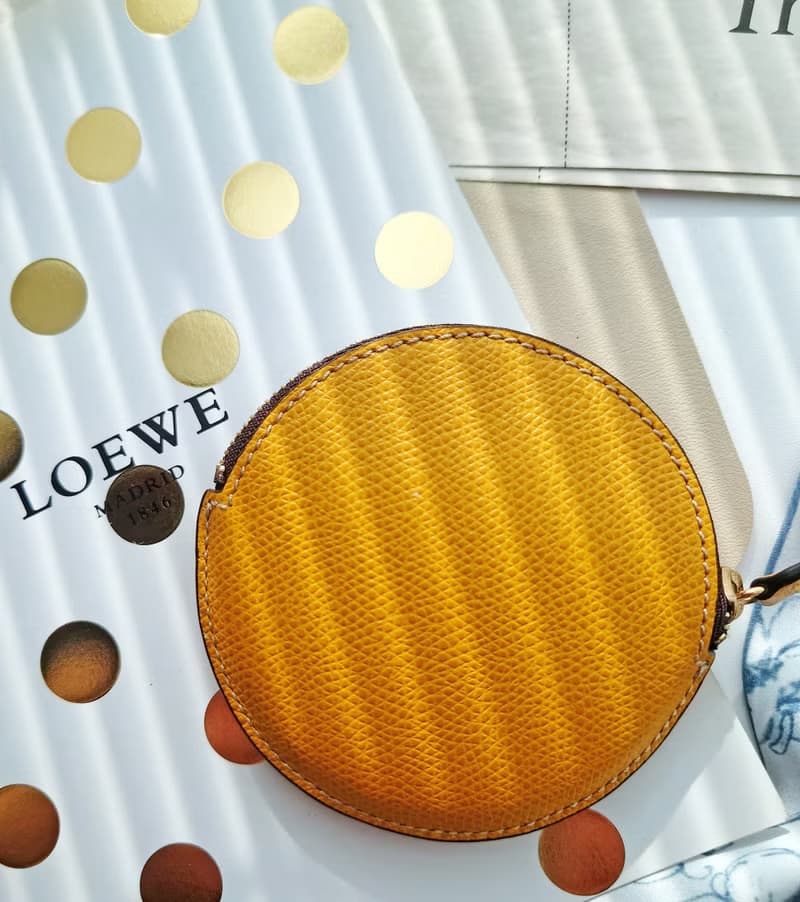 中古美品 附標盒 Loewe 小收納包 錢包零錢夾零錢包 散銀包散紙包
