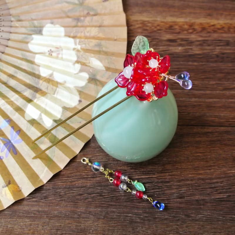 花落時髮釵/髮簪/髮梳