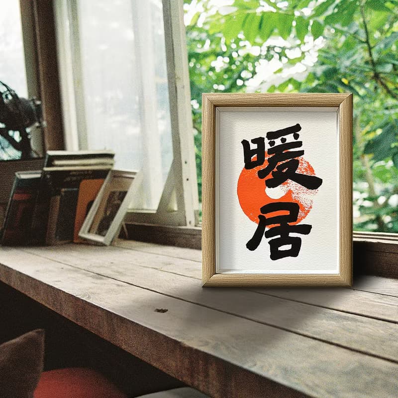 新居必備【暖 居】給您最愛的家/老師暖心手寫/高級相框/真心美