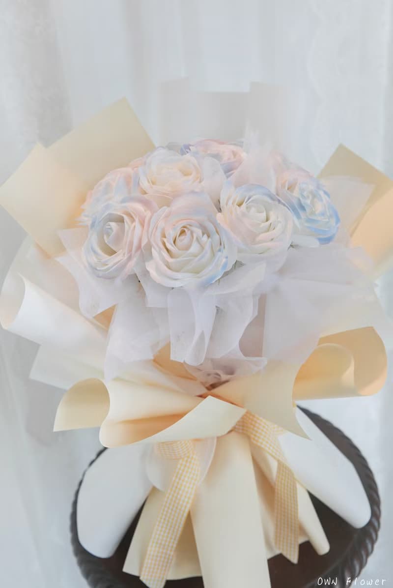 黃色花束/香皂花花束/生日花束/情人節花束/告白花束/約會花束/花