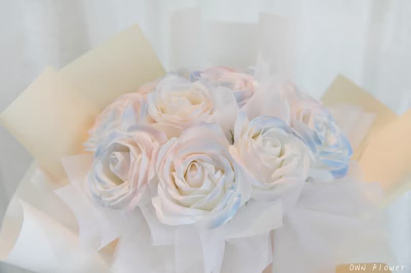 黃色花束/香皂花花束/生日花束/情人節花束/告白花束/約會花束/花