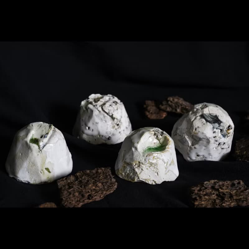。複合材質 晶體迷你植盆聖木香座紙鎮