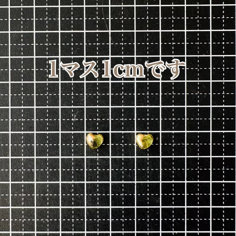 【再販】ハート ペリドット 8月誕生石 金継ぎ ピアス ノンホールピアス イヤリング 天然石 グリーン 緑 黄緑 ゴールド 金 小ぶり 小さい 極小 シンプル