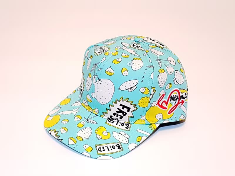 Follow Your Love印花棒球帽 趣味趴替 粉藍  #情人節 #情侶帽 