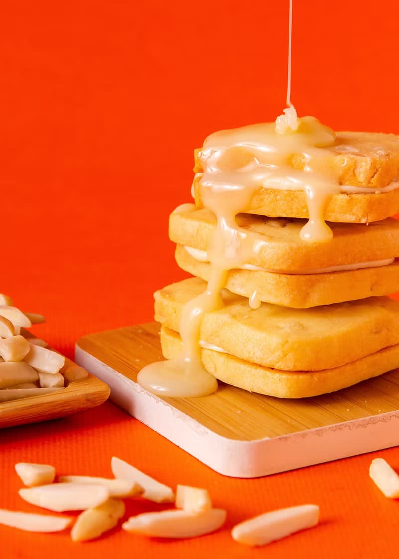 【極奢璀璨系列】奶油曲奇牛軋糖夾心|8入組/蛋奶素/不附提袋