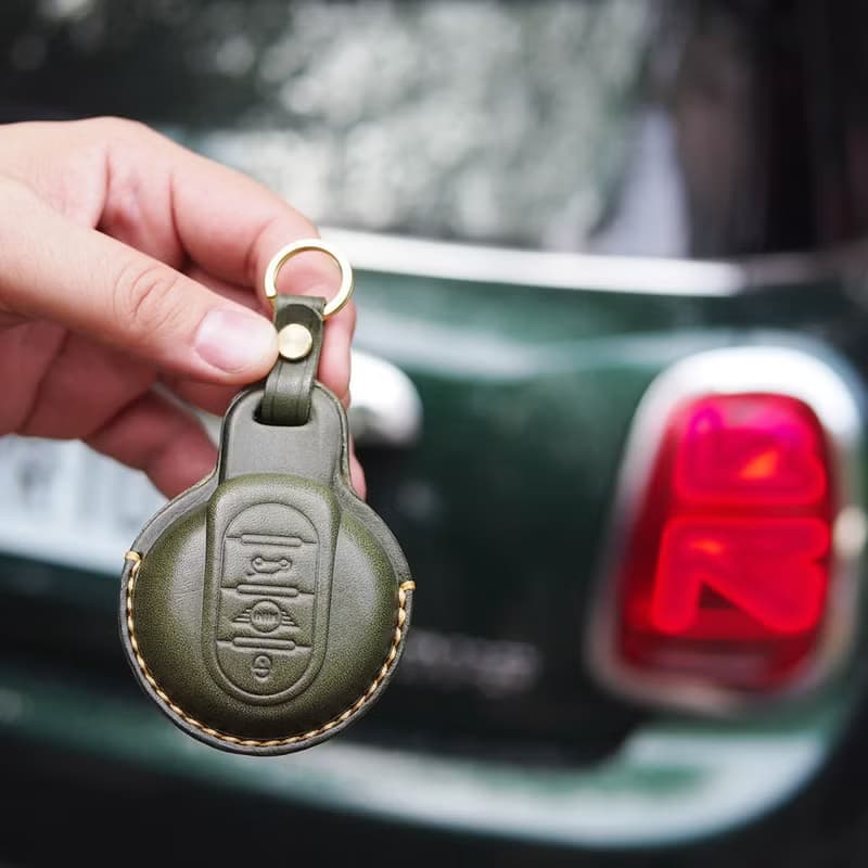 Mini Cooper 皮革汽車鑰匙套 S F54 F55 F56 F57 F60 5D 日製皮革