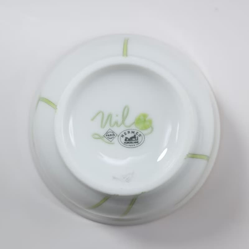 【日本直送】 HERMES ナイルの庭 ティーカップ&ソーサー 食器 ポーセリン Garden of the Nile Teacup Saucer【中古】