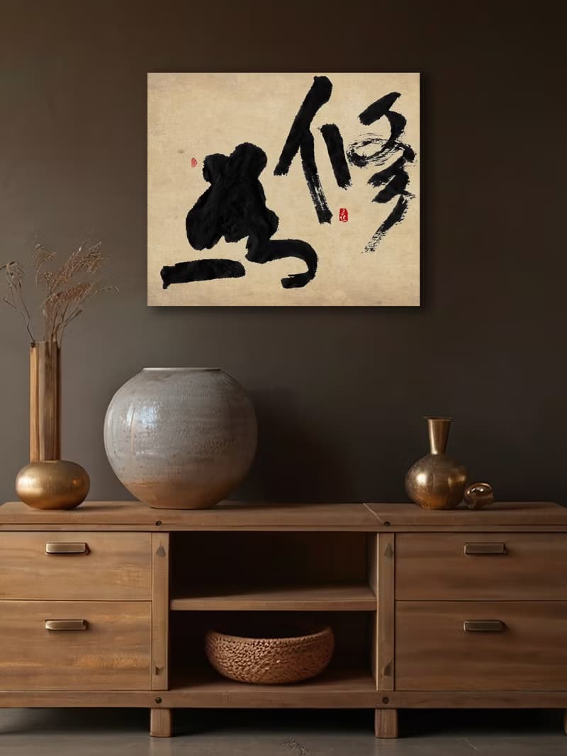 書法-無框畫 | 喬遷禮物 | 開店 | 民宿佈置 | 搬新家 | 裝飾畫