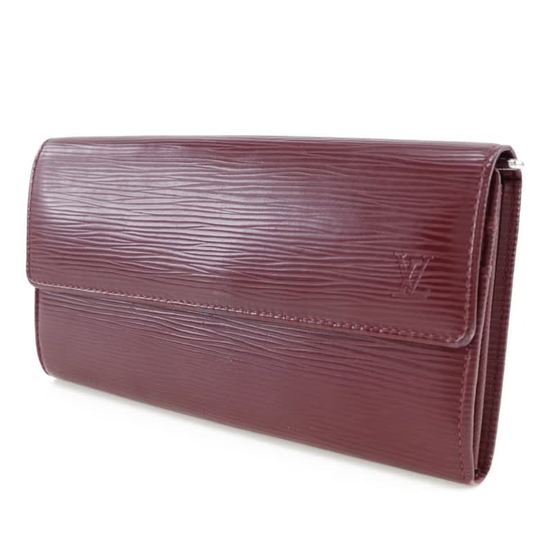 【日本直送】ルイ・ヴィトン LOUIS VUITTON ポルトフォイユ・サラ 長財布 M6374M エピレザー ルビー 赤 CA3180 レディース【中古】