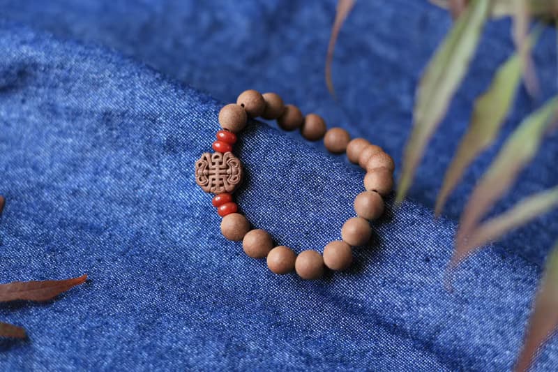 壹染指香品 | 福壽 | 天然和合香手串 | 清賞雅玩 香身 南紅