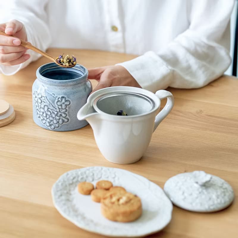 美濃焼　Lienリアンポット　グレー　急須|お茶