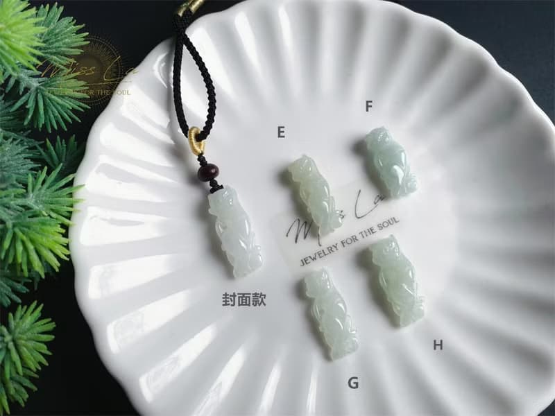 天然緬甸玉翡翠 孤品 猴 猴子 美猴王 項鍊 長壽 禮物 生日禮物