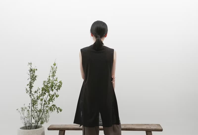 台北時裝週限定款/Jing_敬・扭結上衣_23SF005_黑