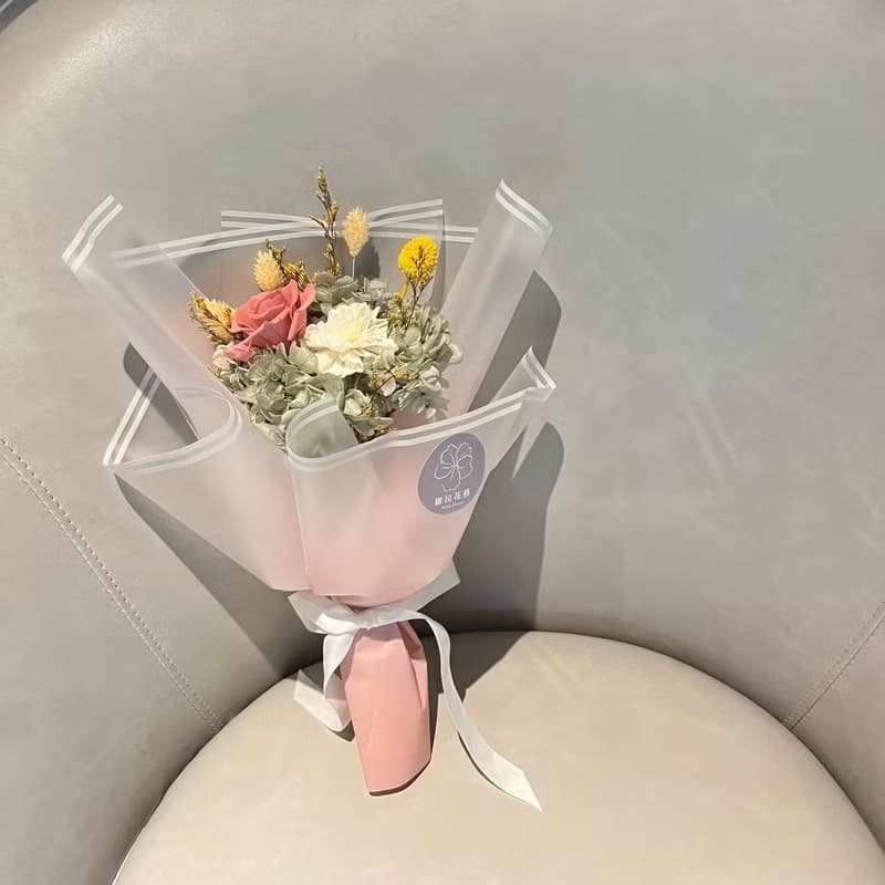 【維拉花藝】永生花束  粉色系花束