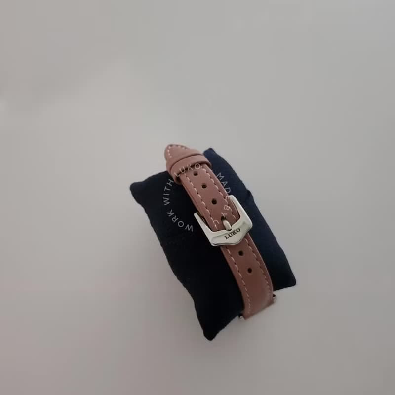 Apple Watch | 訂製感 | 軟真皮不鏽鋼金屬鋼環錶帶