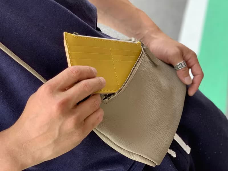 F-SLIM　さわやかレモンで金運UP　フルスリム財布　ポシェットにも入る　FSW-YYYY-Y