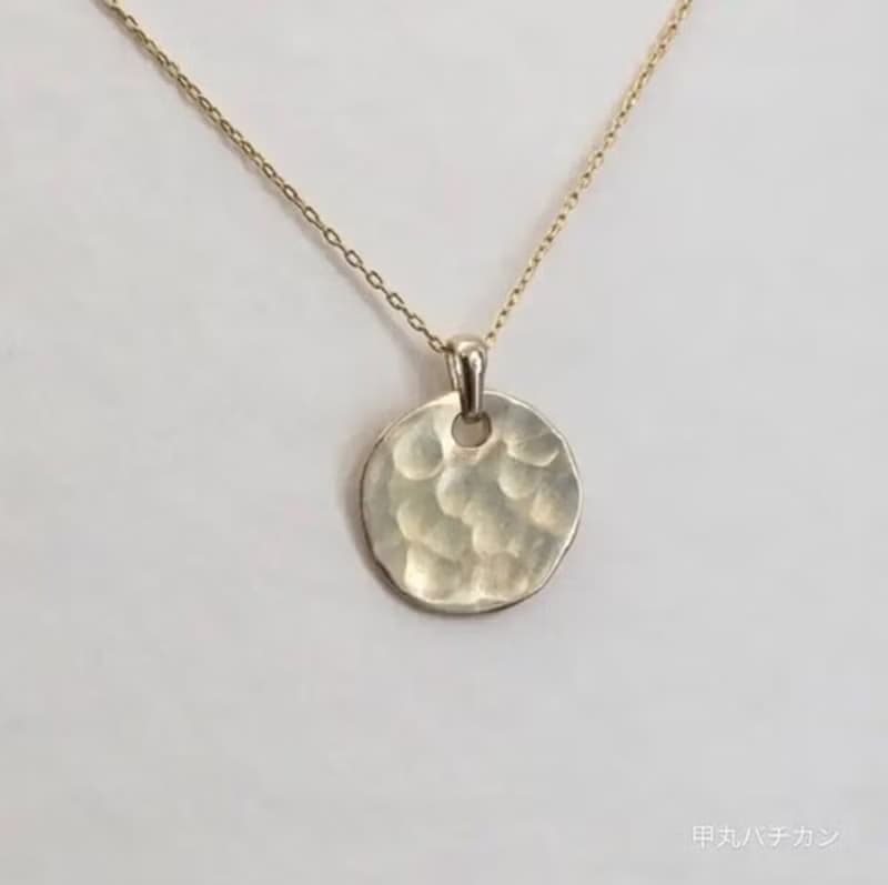 真鍮ネックレス　circle
