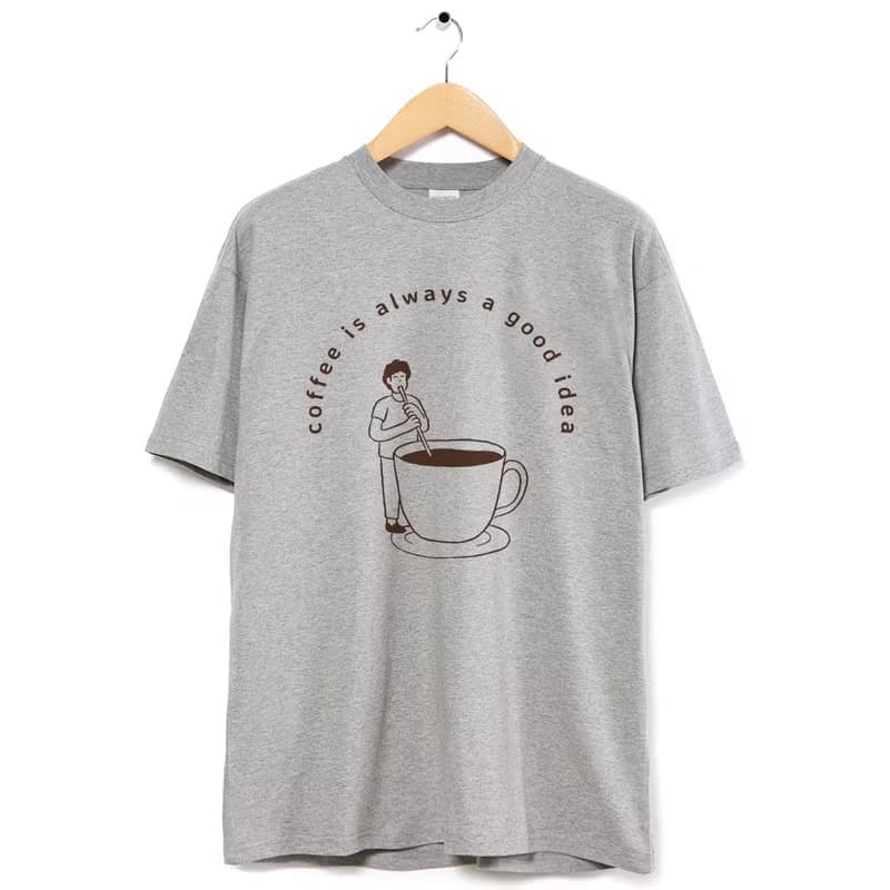 coffee good idea 中性短袖T恤 白色 交換禮物快速出貨咖啡瘋設祭