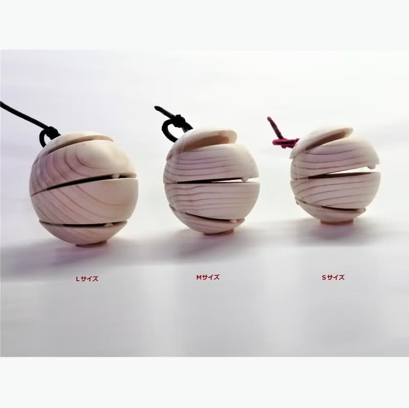 音が鳴るオブジェ 単体 Mサイズ(直径5.4cm) 和音カスタネット ボール３
