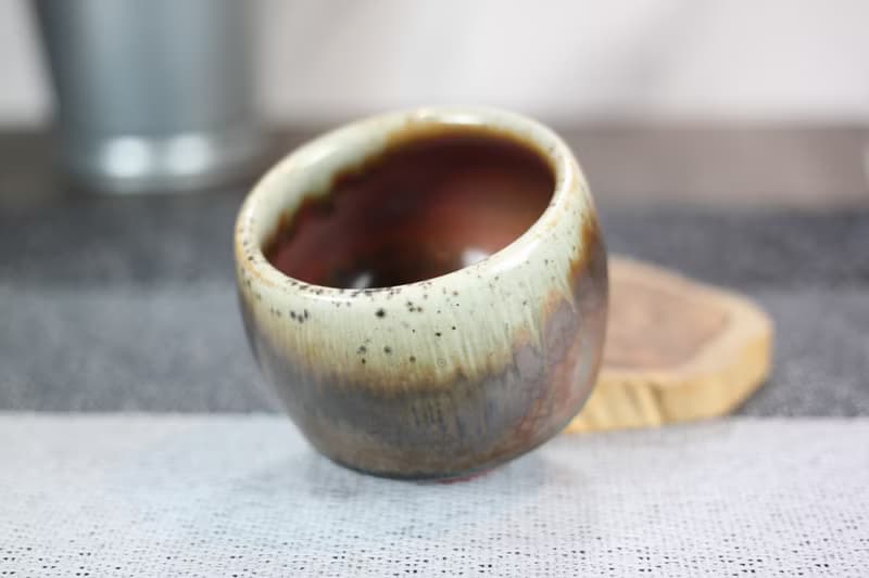 【送禮好物】100ml 天目釉 柴燒茶杯 鶯歌名家葉敏祥手工作品